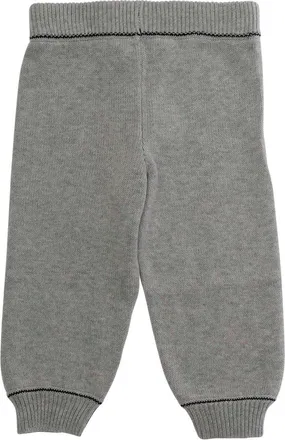 Marni Unisex Baby Cotton Pants Grey Trousers