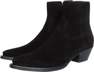 Saint Laurent Mens Suede Lukas Bootie (Authentic Pre-Loved)