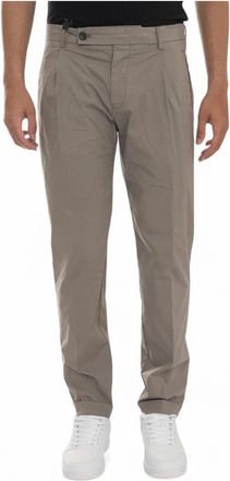 Berwich Broeken, Heren, Grijs, S, Katoen, Retro-GD Chino Broek