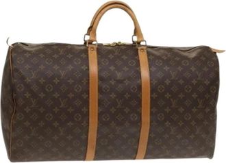 Louis Vuitton Vintage, unisex, Bruin, ONE Size, Pre-owned Weekendtas