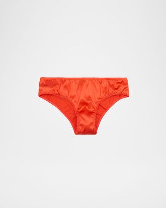 Dolce & Gabbana Low-Rise Satin Hipster Briefs