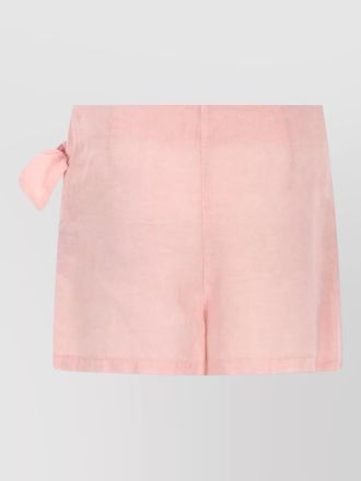 120% Lino linen wrap skirt