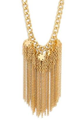Karine Sultan Clover Chain Collar Necklace in Gold at Nordstrom Rack