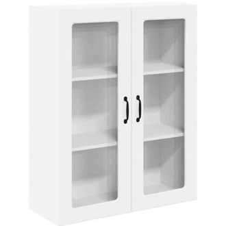 vidaXL Kitchen Wall Cabinet High Gloss White 80 x 31 x 100 cm vidaXL