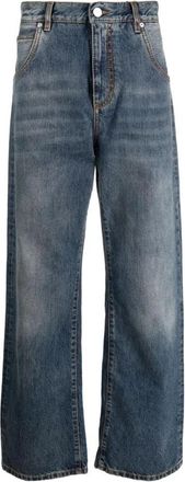 Etro Denim Jeans - Heren - Regular Fit Jeans - Blauw - W30 - Denim - Jeans