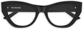 Balenciaga Bril met cat-eye montuur - Zwart