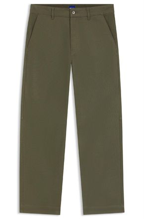 HUGO BOSS Heren Hugo Zarik253 Regular-Fit Broek in Groen