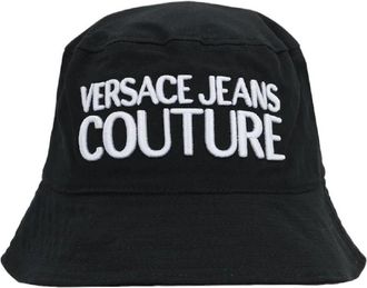 Versace Jeans Couture Zwarte Hoeden & Beanies 74Yazk 05Zg 009L01 - Heren - Hoeden - Zwart - S - Accessoires