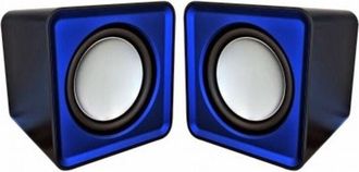 Trade Shop Trade Shop - Altavoces Omega Usb 2.0 Og-01 Surveyor 6w Azul Altavoces Est&eacute;reo Usb