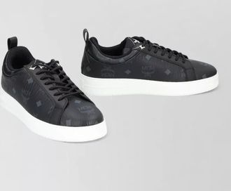 MCM leather low-top sneakers