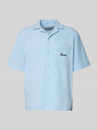 Review Regular Fit Freizeithemd mit Label-Stitching in Hellblau, Gr&ouml;&szlig;e XL