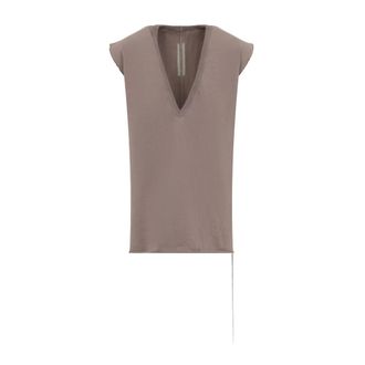 Rick Owens Dylan T - Tops - Hombre - Marr&oacute;n - XL