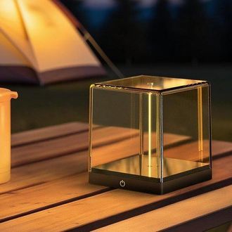 OEM Luz Nocturna Led, Recargable, Brillo Ajustable, Peque&ntilde;a Luz Cuadrada Para Dormir, Atenuaci&oacute;n T&aacute;ctil, L&aacute;mpara De Escritorio Port&aacute;til