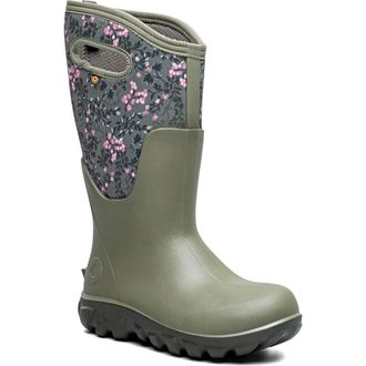 Bogs Classic Seamless Tall Rain Boot in Olive Multi at Nordstrom, Size 11