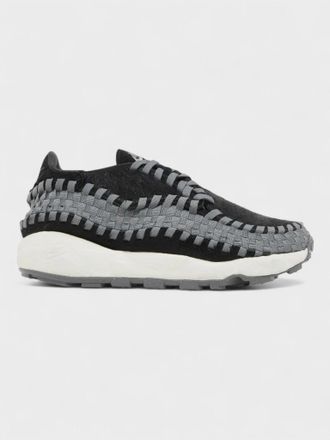 Nike Womens Air Footscape Woven Black Grey - Size UK 5