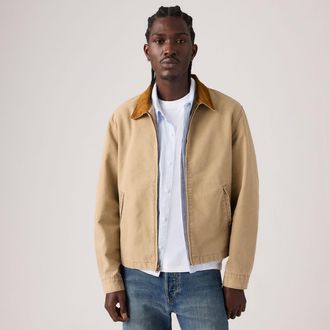 Levi's Mechanics Full Zip Jacket - Mens - 2XL - Beige / Tigers Eye