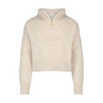By-Bar Amsterdam Dames, Truien, Beige, Maat: XL Wol