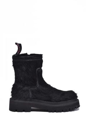 Camperlab Lab Fur Ankle Boot - Black