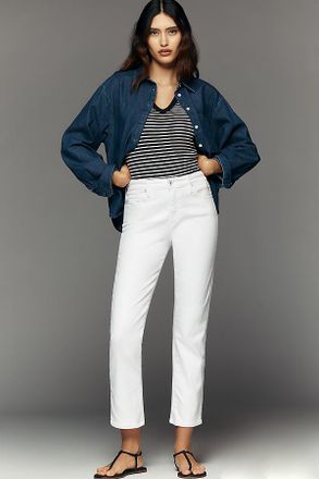 AG - Adriano Goldschmied AG Mari Crop High-Rise Straight-Leg Jeans