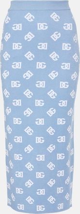 Dolce & Gabbana Logo midi skirt