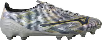 Mizuno Alpha II Japan Mens Silver Football Boots - Size UK 10.5