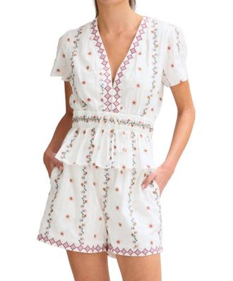 Allison New York Cordelia Top In Floral