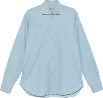 Barba Heren, Overhemden, Blauw, Maat: 4XL