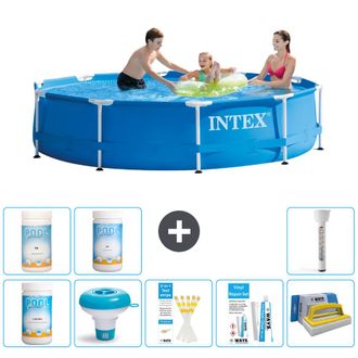 Intex Piscina Con Estructura Redonda - 305x76 Cm - 7-piezas S43220