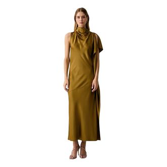 Pinko Mujer, Vestidos, Amarillo, Talla: XS
