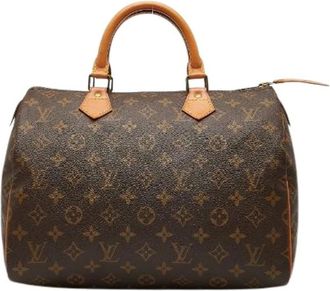 Louis Vuitton Pre-owned Handbags, female, Brown, Size: ONE SIZE Pre-owned Canvas Handbag