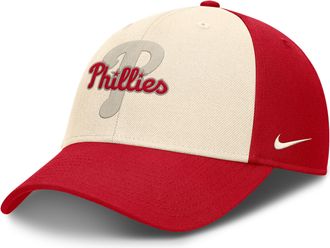 Nike Philadelphia Phillies Statement Club Nike Mens Dri-FIT MLB Adjustable Hat in Red | NB1108XCPP-CJ5
