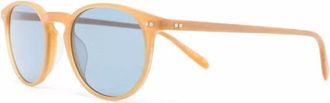 Oliver Peoples Riley Zonnebril - unisex - Zonnebrillen - Bruin - 49 MM - Accessoires