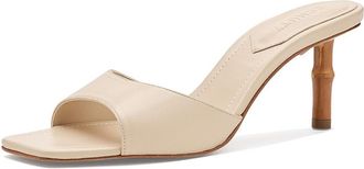 Schutz Leena Bamboo Womens Sandals Egg Shell : 10.5 M, Leather