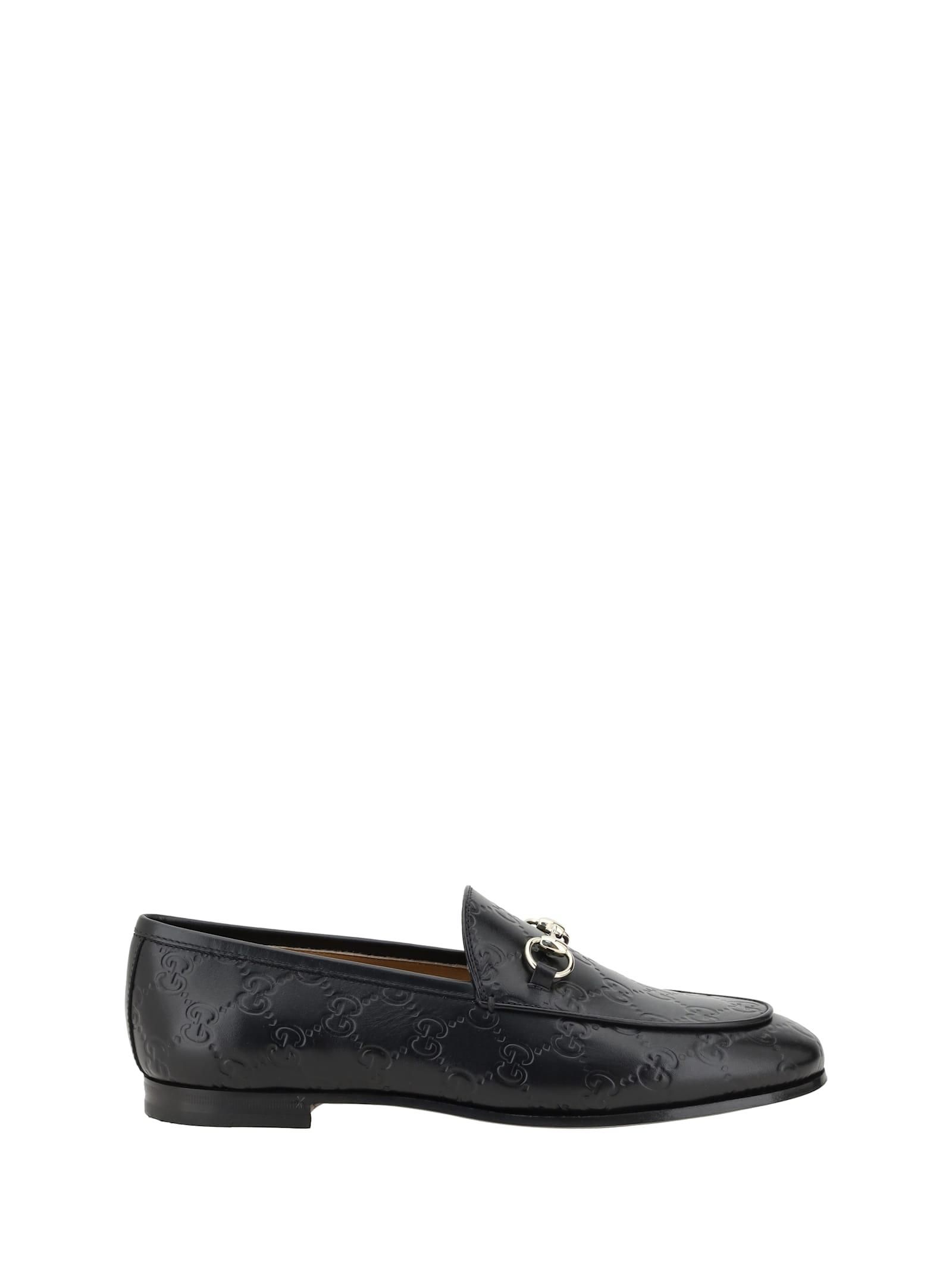 24AW new/GUCCI Black ホースビットレザーローファー Loafer