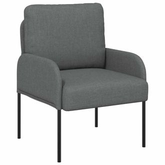 vidaXL Sof&aacute;s Con Coj&iacute;n 55cm Gris Oscuro Madera Contrachapada Vidaxl