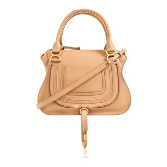 Chloé Handbags, female, Beige, Size: ONE SIZE Marcie Medium Shoulder Bag