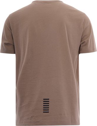Emporio Armani Mens T-Shirt Core Identity Roasted Cashew Cotton T-Shirts And Polos