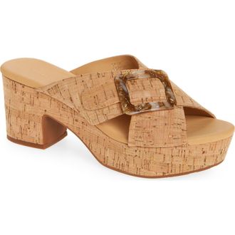 Chocolat Blu Grita Platform Sandal in Cork at Nordstrom, Size 6