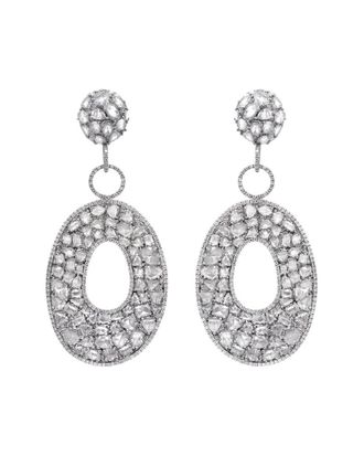 Diana M. Jewels Fine Jewelry 18K 29.81 Ct. Tw. Diamond Earrings