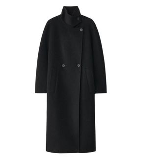 Lisa Yang Cappotto Doubl&eacute; con Bottoni - - Coats - Donna - Nero - S