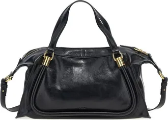 Chlo&eacute; Black Paraty 24 satchel bag