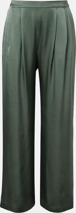 Asceno Isola pleated silk twill wide-leg pants