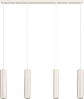 Sollux Lighting L&aacute;mpara colgantes beige aluminio alt. 120 cm