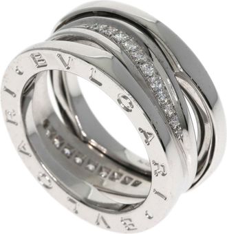 Bulgari White Gold (18K) Band Ring (Pre-Owned)