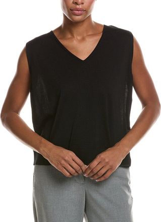 Eileen Fisher V-Neck Wool Vest