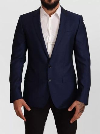 Dolce & Gabbana virgin wool slim-fit blazer