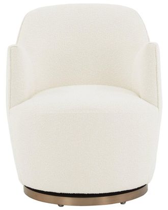 Safavieh Couture Christian Boucle Swivel Accent Chair