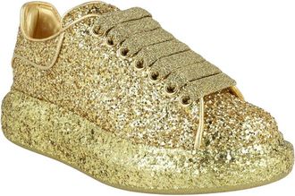 Alexander McQueen Alexander Mcqueen Oversized Glitter Leather Sneaker