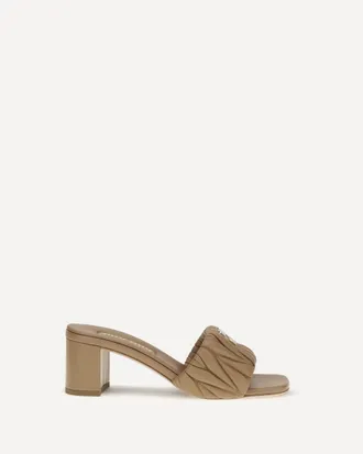 Miu Miu Logoed Sandals Female 37.5