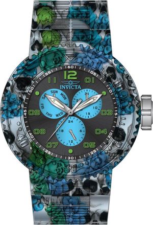Invicta Pro Diver 50213 Herenhorloge - Quartz Uurwerk - Roestvrij Staal met Zwarte Wijzerplaat - 52 mm